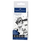 Caneta Pitt Artist Faber Castell Mangaka 6 Pontas - FABER CASTELL LINHA AZUL