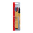 Caneta Ponta Fina Stabilo Point 88 Com 3 Cores Neon