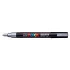 Caneta Posca - 0.9-1.3mm Bullet Shaped - Ref. PC-3M - Prata