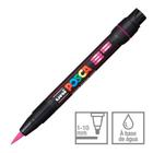 Caneta Posca Marcador Brush Uni-Ball PCF-350 Rosa 13