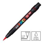 Caneta Posca Marcador Brush Uni-Ball PCF-350 Vermelho 15 - Uni Ball