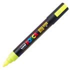 Caneta Posca Uni Ball PC-5M Ponta Cônica Extra Média em Poliéster 2,5 mm Amarelo Fluo