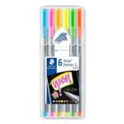 Caneta Staedtler Triplus Fineliner Neon - 6 Cores