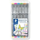 Caneta Tecnica Pigment Liner 0.3mm STAEDTLER 6 Cores