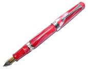 Caneta Tinteiro Kanwrite Heritage Marble Red Pena Flex