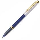 Caneta Tinteiro Pierre Cardin Ref: Pct-03bl Momento Half Azul/Prata