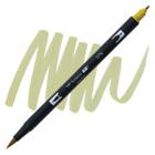 Caneta Tombow Dual Brush Verde Ocre