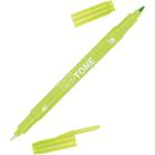 Caneta Tombow Twin Tone Dual Tip Verde Limão PK50 61502