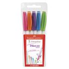 Caneta Trilux Colors Faber Castell Estojo c/ 5 Cores - 5 Un