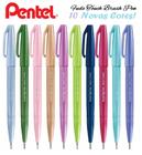 Canetas Pincel Pentel Touch Sign Pen Desenho C/10 Cores Nova