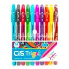 Canetas Trigel Fashion 1.0mm Cis - Estojo Com 10 Cores