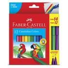 Canetinha Colors Faber Castell C/12 Cores + 2 Vai E Vem - Faber-castell