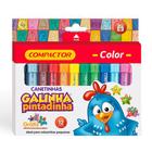 Canetinha galinha pintadinha compactor infantil colorir pint