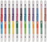 Canetinha Hidrocor Duo - 12 canetas, 24 Cores - Tris