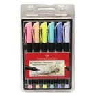 Canetinha Hidrografica 6 Cores Supersoft Brus Pastel Faber Castell - Faber-Castell