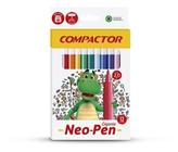 Canetinha Hidrográfica Durável Lavável Compacto Neo Pen 12un