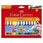 Canetinha Hidrográfica Faber-castell Jumbo Triangular 12 Cores - FABER CASTELL