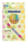 Canetinha Mentos Neo-Pen Gigante com 12 cores Tons Pastel Compactor