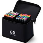 Canetinhas Coloridas Kit 60 Unidades Perfeição Para Artistas - LAURUS