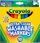 Canetinhas Crayola Ultra-Clean 10 Cores Ponta Grossa