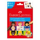 Canetinhas Hidrográficas Caras & Cores 6 + 6 Tons de Pele - Faber Castell