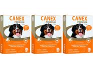 Canex Premium 3,6g Vermifugo Cães Até 40kg 2 Comprimidos - 3 Unidades