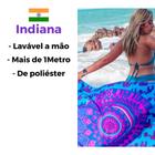Canga de praia indiana e Brasil estampa 100% Poliéster canga Moda praia Verão saída de banho