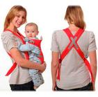 Canguru Carregador De Bebê Baby Carrier Wrap Sling vermelho