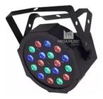 Canhao De Led Par Led 18 Leds 1w Rgb Dmx Iluminacao Dj Festa - SHOWTECH