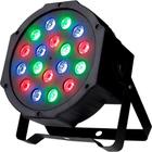 Canhão De Led Projetor Strobo 18 Leds Rgb Com Sensor De Som