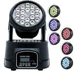 Canhão Jogo De Luz Moving Head 18 Leds Profissional Lk-294 - Alinee