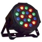 Canhão Luz PAR64 18 LED 1W RGB DMX Refletor Iluminação Festa Balada DJ Bivolt