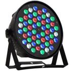 Canhão Luz PAR64 54 LED 1W RGBWA DMX Refletor Iluminação Festa Balada DJ Bivolt