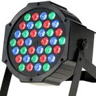 Canhão Slim Par 64 3w 36 Leds Rgb Dmx Bivolt 110/220v Strobo