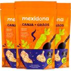 Canja + Grãos Mexidona Vegana contendo 3 pacotes de 120g cada