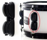 Canoa RMV Preta PAC13 Inteiriça para Caixas de 5.5 até 6.5 de Profundidade - RMV Drums