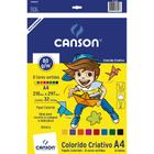 Canson Linha Infantil Colorido Criativo 80/m² A4 210 X 297 Mm com 32 Folhas e 8 Cores