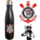 Cantil de Aço Inoxidável Corinthians 750ml Ideal Para Hidratacão Entrega Rápida