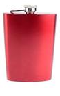 Cantil Porta Bebida De Bolso Vermelho 260ml Whisky Vodka Fg