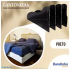 Cantoneira P/ Fixar Colchão Lençol Cama Box Kantofix Preto