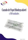 Canudo de Papel Biodegradável c/100 unid - Touché - sustentável (11591)