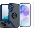 Capa Anel Fosca Para Samsung Galaxy A35 + Pelicula Hidrogel