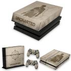 Capa Anti Poeira e Skin Compatível PS4 Fat - Uncharted