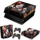 Capa Anti Poeira e Skin Compatível PS4 Pro - Harley Quinn - Arlequina B