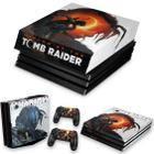 Capa Anti Poeira e Skin Compatível PS4 Pro - Shadow Of The Tomb Raider