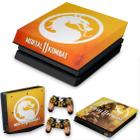 Capa Anti Poeira e Skin Compatível PS4 Slim - Mortal Kombat 11