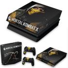 Capa Anti Poeira e Skin Compatível PS4 Slim - Mortal Kombat X
