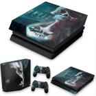 Capa Anti Poeira e Skin Compatível PS4 Slim - Until Dawn