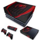 Capa Anti Poeira e Skin Compatível Xbox One Fat - Spider-Man: Miles Morales