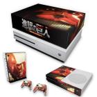 Capa Anti Poeira e Skin Compatível Xbox One S Slim - Attack On Titan B